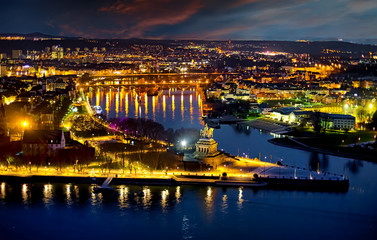 Koblenz an Rhein und Mosel, Deutsches Eck
