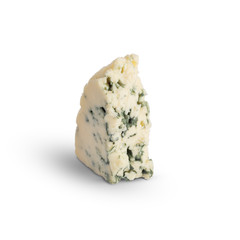 Blue cheese isolated on a white background
