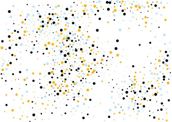 Festive color round confetti background. Abstract frame confetti texture for holiday, postcard, poster, website, carnivals, birthday and children's parties. Cover confetti mock-up. Wedding card layout