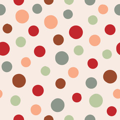 Trendy seamless pattern, abstract background with minimal shapes in neutral colors for your decoration