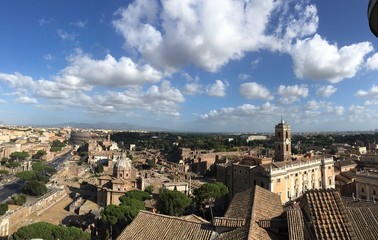 Obraz premium Vistas a la cuidad de Roma