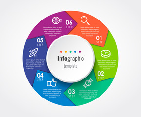 Vector infographic template