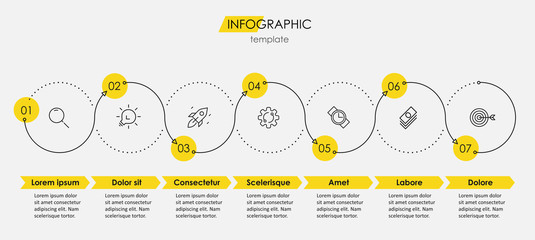 Vector infographic template