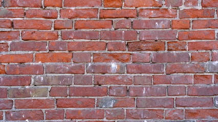  Brick wall of an old house