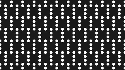 Naklejka na ściany i meble Seamless pattern white dotted on black background. Vector illustration. Eps10 