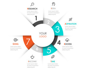 Vector infographic template