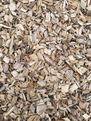 Vertical brown wood chips texture background
