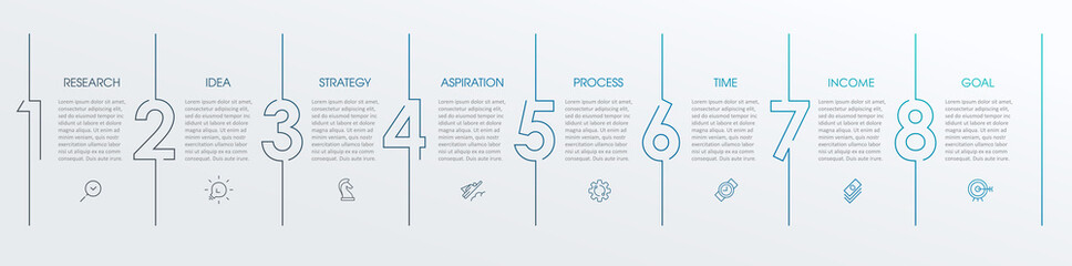 Vector infographic template