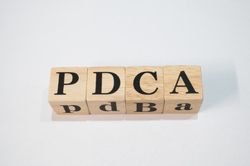 PDCAの文字ブロック