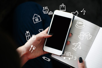 スマホ、予定表