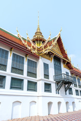 The Phra Thinang Sutthaisawan Prasat Is the royal palace located on the eastern wall of the Grand Palace Used as a governor of the King at Bangkok Thai