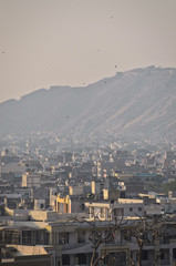 aerial view of the city