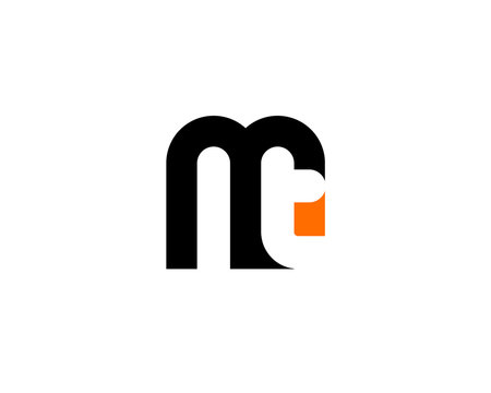 monogram anagram lettermark logo of letter m i n t 