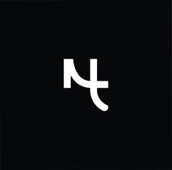 Professional Innovative Initial NT TN logo. Letter NT TN Minimal elegant Monogram. Premium Business Artistic Alphabet symbol and sign