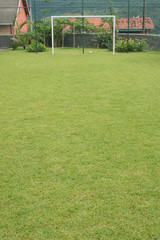 gol em um campo de futebol © Erich Sacco