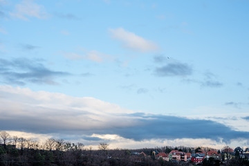 Obraz premium Dorf und Umgebung in Sachsen