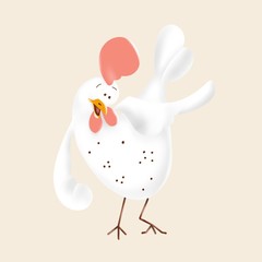 bird, white, animal, egg,  isolated,  easter, chicken, cute, love, cartoon, nature, holiday, flying,  wing, wings, feather, home,  illustration,  green,  Hen, Easter, Hen, Eggs, holiday, 