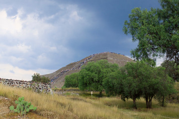 Fototapeta na wymiar Teotihuacán