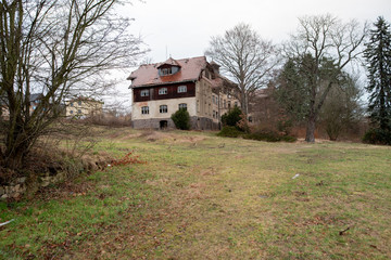 Dorf und Umgebung in Sachsen