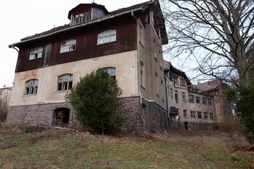 Dorf und Umgebung in Sachsen