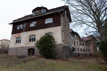 Dorf und Umgebung in Sachsen