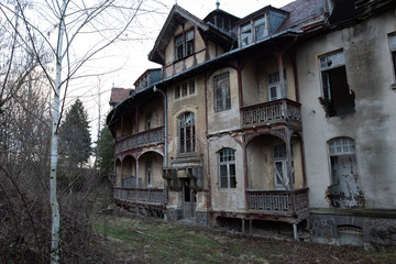 Dorf und Umgebung in Sachsen