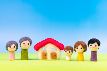 二世帯家族　二世帯住宅　イメージ