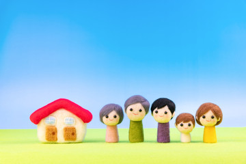 二世帯家族　二世帯住宅　イメージ