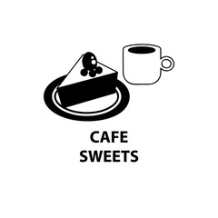 30/55線画地図アイコン単体   シンプル　線画　カフェ　スイーツ　イラスト　ベクター　地図　アイコン　線画　線　観光　旅行　レジャー　ライン　シンボル　ワンポイント