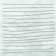 Obraz premium Hand drawn vector page with lines. Lines on white paper background