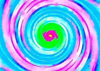 Watercolor paper background. Abstract Painted Illustration. Brush stroked painting.