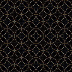Art Deco Seamless Pattern. Geometric decorative texture. Vector illustration.