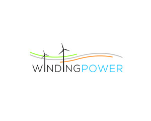 wind mill turbine generating power by strong stream lines