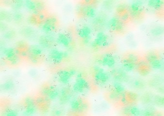 Watercolor paper background. Abstract Painted Illustration. Brush stroked painting.