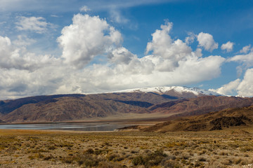 Fototapeta na wymiar Orto Tokoy Reservoir, Kyrgyzstan, Central Asia