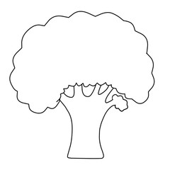 icon of broccoli