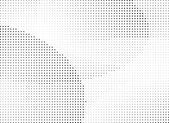 Abstract halftone dotted background. Monochrome grunge pattern with dot and circles.  Vector modern pop art texture for posters, sites, business cards, cover, postcards, labels, stickers layout.