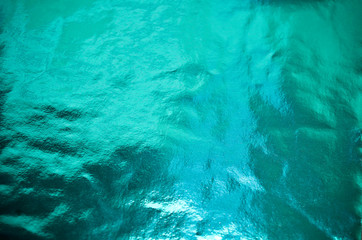 Aqua Teal Turquoise Color Metallic Foil Background