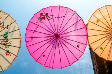 Chinese traditional color oil paper umbrella