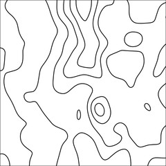 Contour vector illustration. Abstract topographic map background. Geography scheme.