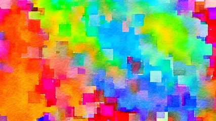 Watercolor paper background. Abstract Painted Illustration. Brush stroked painting.