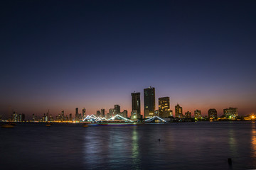 Fototapeta na wymiar Cartagena skyline