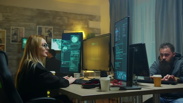 Wanted hacker girl and her team stealing from government