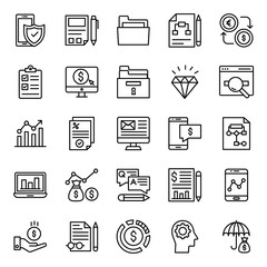  Set of Trade Line Vectors Pack