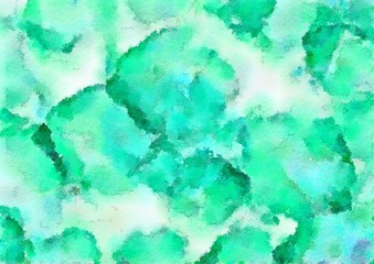 Watercolor paper background. Abstract Painted Illustration. Brush stroked painting.