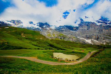 Alps in the spring, Switzerland