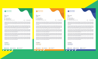 Modern Letterhead Template