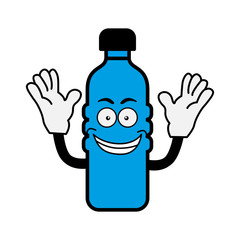 Bottle Cartoon character facial expression icon