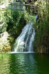 Adonis Baths Waterfalls Cypr - obrazy, fototapety, plakaty