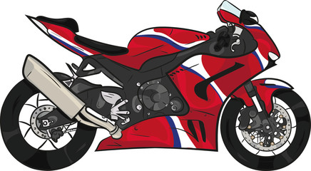 cartoon motorcycle,motor,speed,race, © Joanna